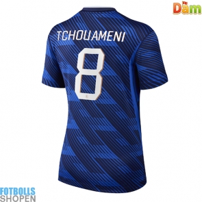 Billiga Frankrike Aurelien Tchouameni #8 Hemmatröja Dam VM 2026 Kortärmad